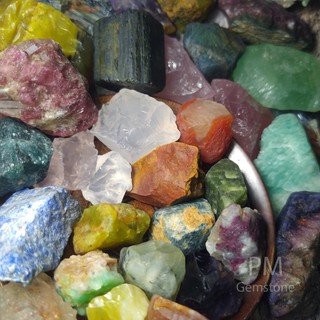 SALE03 รวมหินสวยๆ น่าสะสม ลดราคา ชิ้นเดียวตรงปก หินสี หินธรรมชาติ แร่ พลอยดิบ หินมงคล หินสะสม หินแปลก
