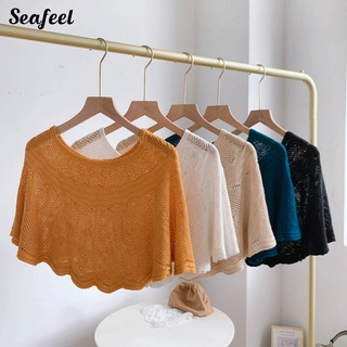 Seafeel_เสื้อเชิ้ตคอปกปลอม ป้องกันแดด สําหรับชายหาด