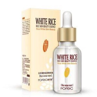 ของแท้ล้าน% ROREC White Rice Skin Beauty Essence เซรั่มข้าว เซรั่มลดรอยสิว เซรั่มบํารุงผิวหน้า 15 ml.