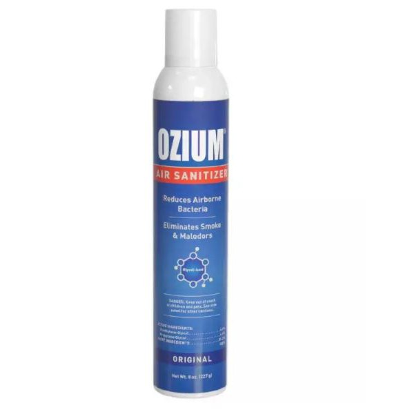 Ozium : OZM805539* สเปร์ยปรับอากาศ Air Freshener & Sanitizer 8oz. 1pk.