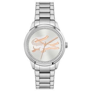 Lacoste Ladycroc LC2001189 นาฬิกาผู้หญิง สีเงิน