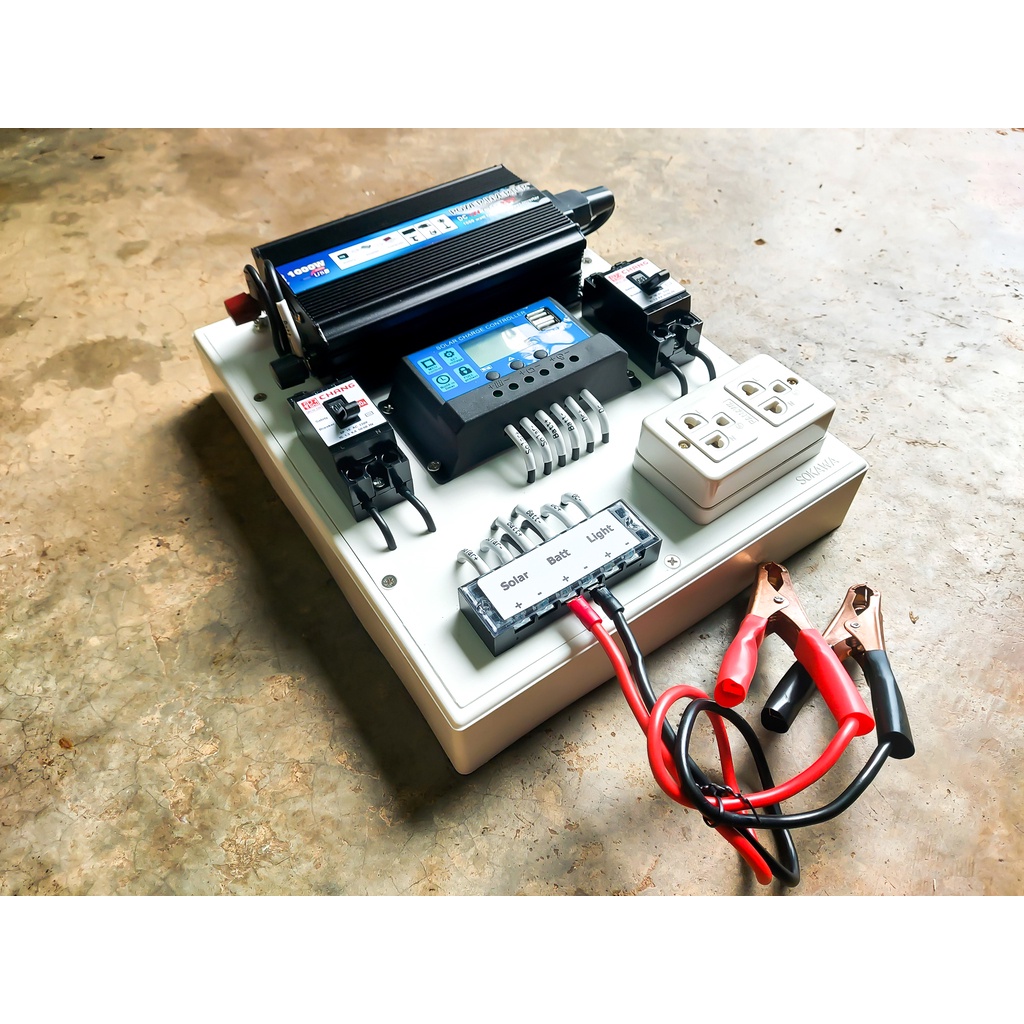ชุดนอนนา1000W อินเวอร์เตอร์ ชุดคอนโทรล ชุดโซล่าเซลล์ มีเบรคเกอร์ตัดวงจร🔥ไม่มีแผง ไม่มีแบต🔥 - รูปที่ 2