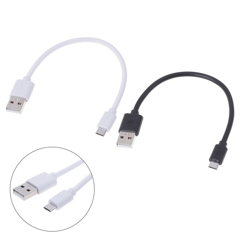 สายชาร์จแบบสั้น 20 CM เหมาะสำหรับพกพา (รองรับ Micro USB IOS)