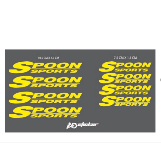 สติ๊กเกอร์ RIM SPOON 1 ชุด