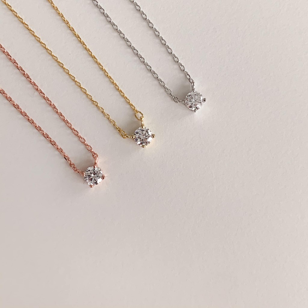 A.piece  สร้อยเงินแท้ [all silver 925] Moonlight necklace