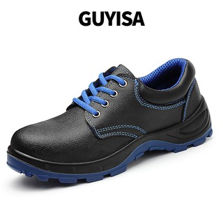 Guyisa รองเท้าเซฟตี้ หนังวัว มีฉนวนกันความร้อน 6KV 8132 34-49