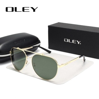 OLEY รุ่น Y1919 สี C03 แว่นตากันแดด แว่นตา แฟชั่น เลนส์ โพลาไรซ์ 100% ป้องกันแสงรังสี UV400 พร้อม กล่องเก็บอย่างดี