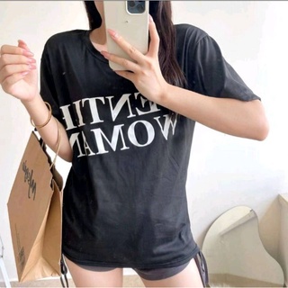 🌟พร้อมส่ง🌟 #เสื้อยืดแขนสั้นคอกลมลาย Gentle Woman