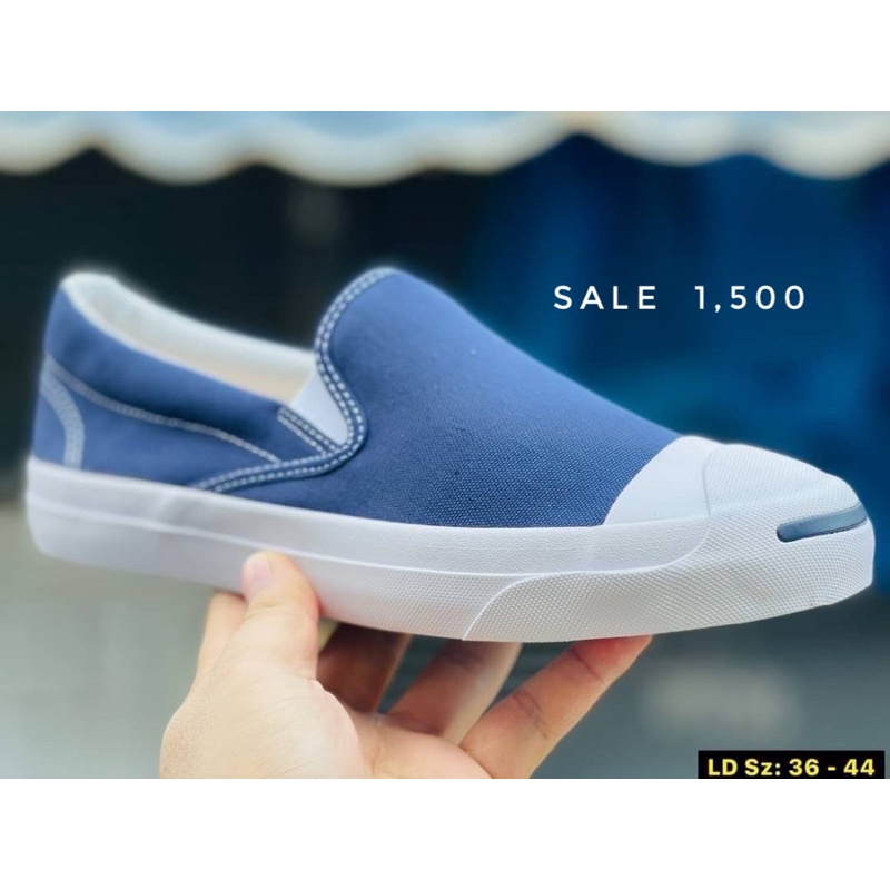 CONVERSE JACK PURCELL SLIP ON JAPAN NAVY
