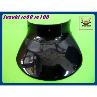 SUZUKI RC RC80 RC100 REAR MUDGUARD PLASTIC "BLACK" // หางเต่า บังโคลนหลัง SUZUKI RC80 RC100 สีดำ