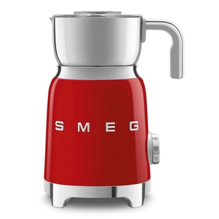 [0% 10 เดือน] (Smeg) เครื่องตีฟองนม สีแดง รุ่น MFF01RDEU