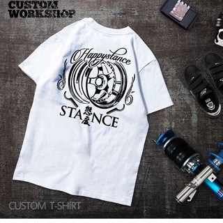 ผ้าฝ้าย 100%เสื้อยืดคอกลม แขนสั้น ผ้าฝ้าย พิมพ์ลาย STANCE street แฟชั่นฤดูร้อน สไตล์วัฒนธรรมS-3XL