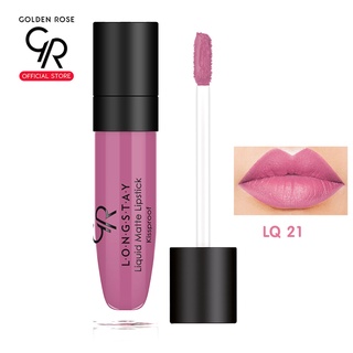 Golden Rose/โกลเด้น โรส ลิปจุ่ม ลองสเตย์ ลิควิด แมท ลิปสติก/Longstay Liquid Matte Lipstick 5.5ml(ลิปจูบไม่หลุด)