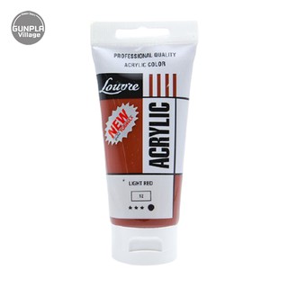 Louvre Acrylic 012 Light Red 80 ml 8851596080127 (สี)