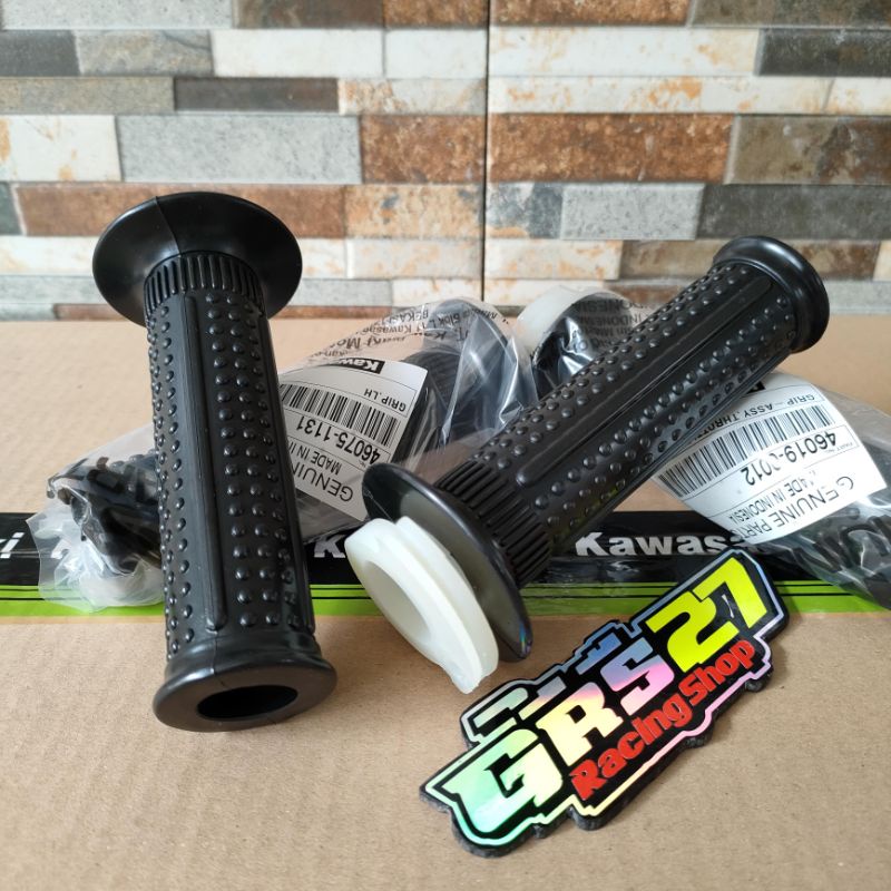 ปลอกแฮนด์ HANDFAT GRIP NINJA R SS RR ใหม่ OLD ZX CBU 150 ชุดคู่ขวาซ้าย ORI ORIGINAL KAWASAKI