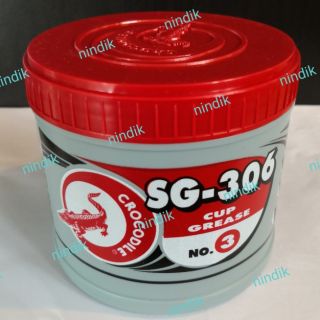 จาระบี สีแดง ตราจระเข้ SG-306 เบอร์3 0.5กิโลกรัม จารบี