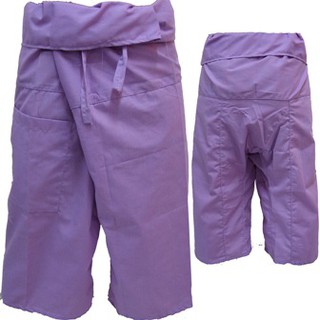 สินค้าราสต้า Trousers Thai Fisherman Pants Light Violet กางเกงชาวเลสไตล์ราสต้า-เรกเก้ สีม่วง