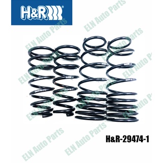 H&amp;R สปริงโหลด (lowering spring) ฮอนด้า HONDA Accord 2.3 CG ปี 1998 งูเห่า เตี้ยลง 35 มิล