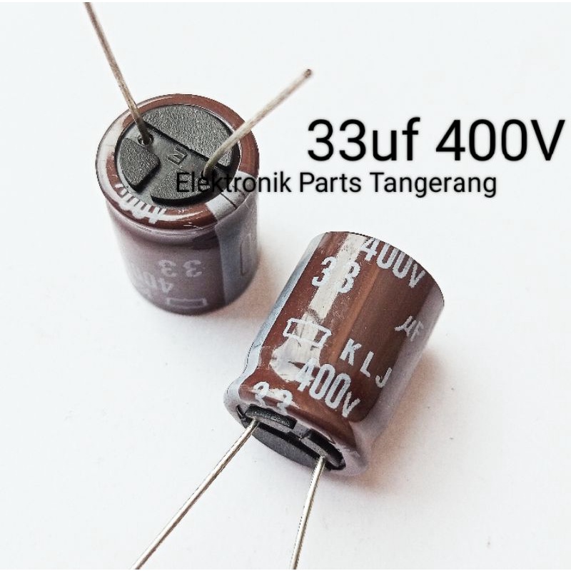 (1 ชิ้น) ELCO CAPACITOR 33UF 400V ELCO CAPACITOR 33UF 400V ELCO CAPACITOR 400V ELCO 33UF 400V ELCO 3