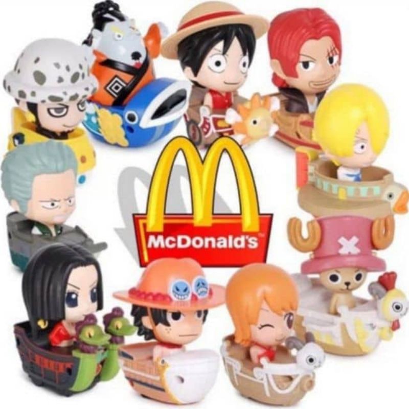 Mcdonals happy meal ของเล่นวันพีซ 2014