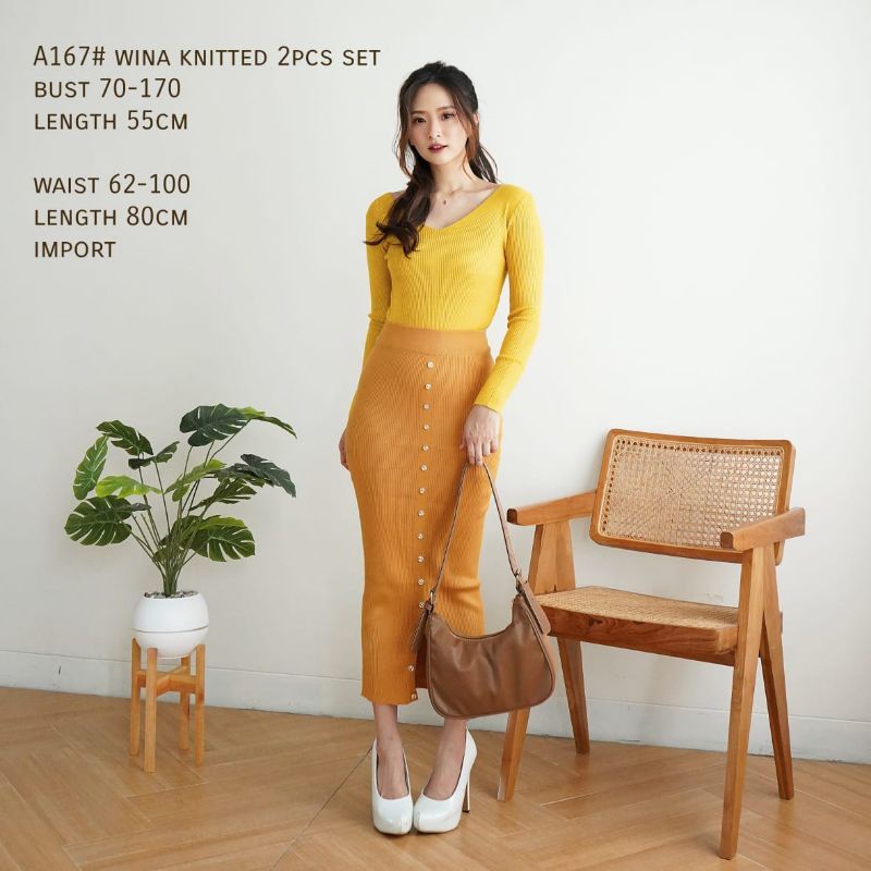 TM A167 Set WINA ถัก 2in1 นําเข้า