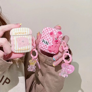 เคสหูฟังบลูทูธ ลายการ์ตูนคุกกี้ หยักน่ารัก สําหรับ airpods 1 2 pro 3