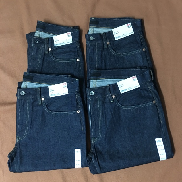 กางเกงยีนส์Uniqlo Regular fit 28,31,32,33,35,36 มือ1 Men สียีนส์