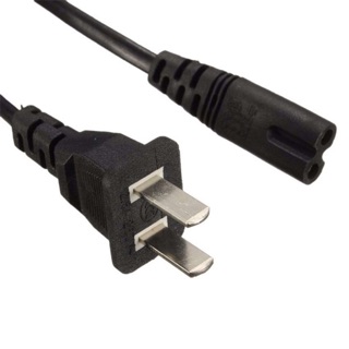 สาย AC 2 รู, Printer power cable ยาว 1.8 เมตร หนา 1 mm สายเกรด A