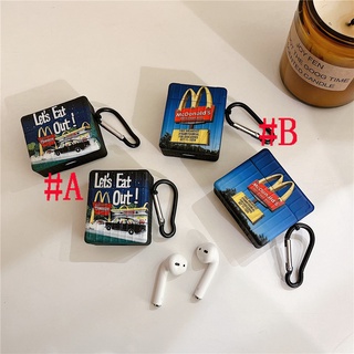 เคสซิลิโคน Airpods Pro Airpods 3 gen3 Airpods 2 Fashion Creative แมคโดนัลด์ McDonalds Luggage Design Silicone Case