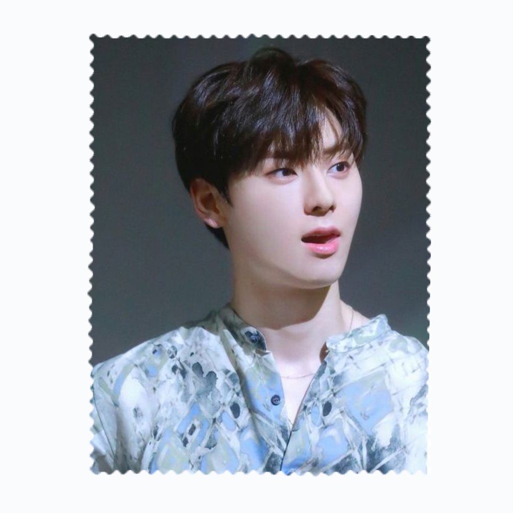 ผ้าเช็ดแว่นตา เช็ดเลนส์ ผ้าไมโครไฟเบอร์ นักร้องเกาหลี K-pop ฮวัง มิน-ฮย็อน Hwang MinHyun wanna one N