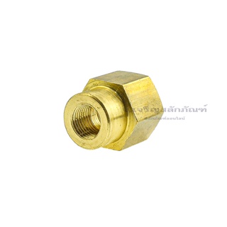 ข้อต่อตรง เกลียวแป๊ป x เกลียวมิล - เกลียวใน x เกลียวใน (Female x Female, Metric to Pipe Thread Fitting, Adapter)