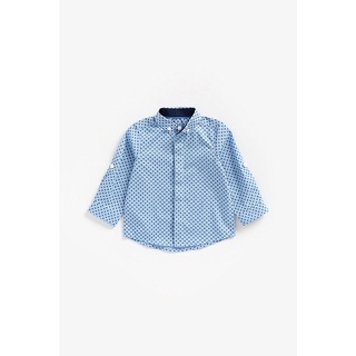 Mothercare blue printed shirt ZC534 เสื้อเชิ้ตเด็กผู้ชาย