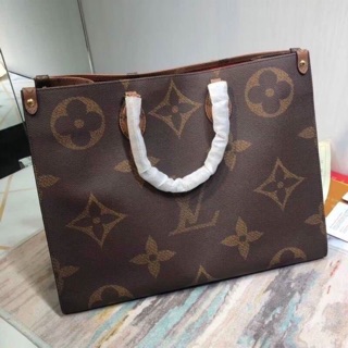 LV Shopping bag สีน้ำตาล