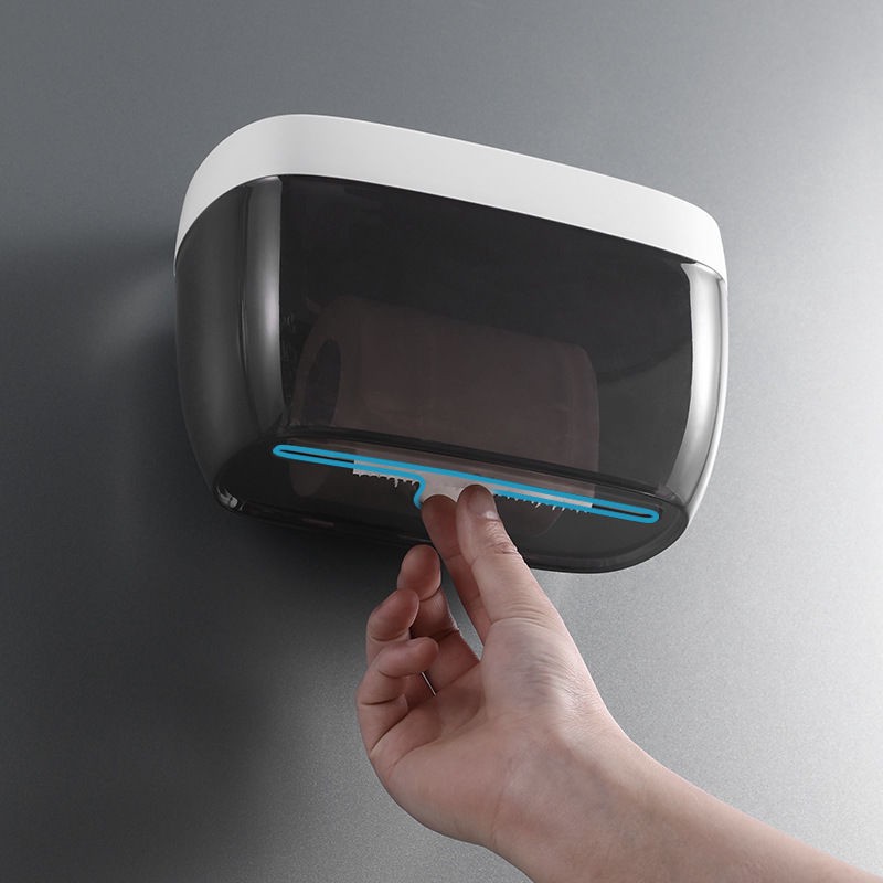 MultiFunction Waterproof Bathroom Plastic Tissue Box Wall Hanging