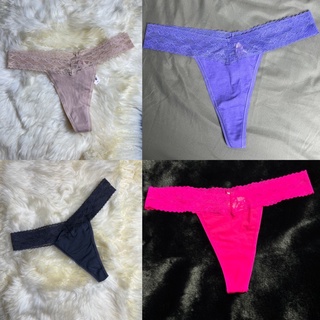 Victoria’s Secret แท้ SALE - สีพื้นทั้งตัว มีหลายสี - Size L - สะโพก 41-45”