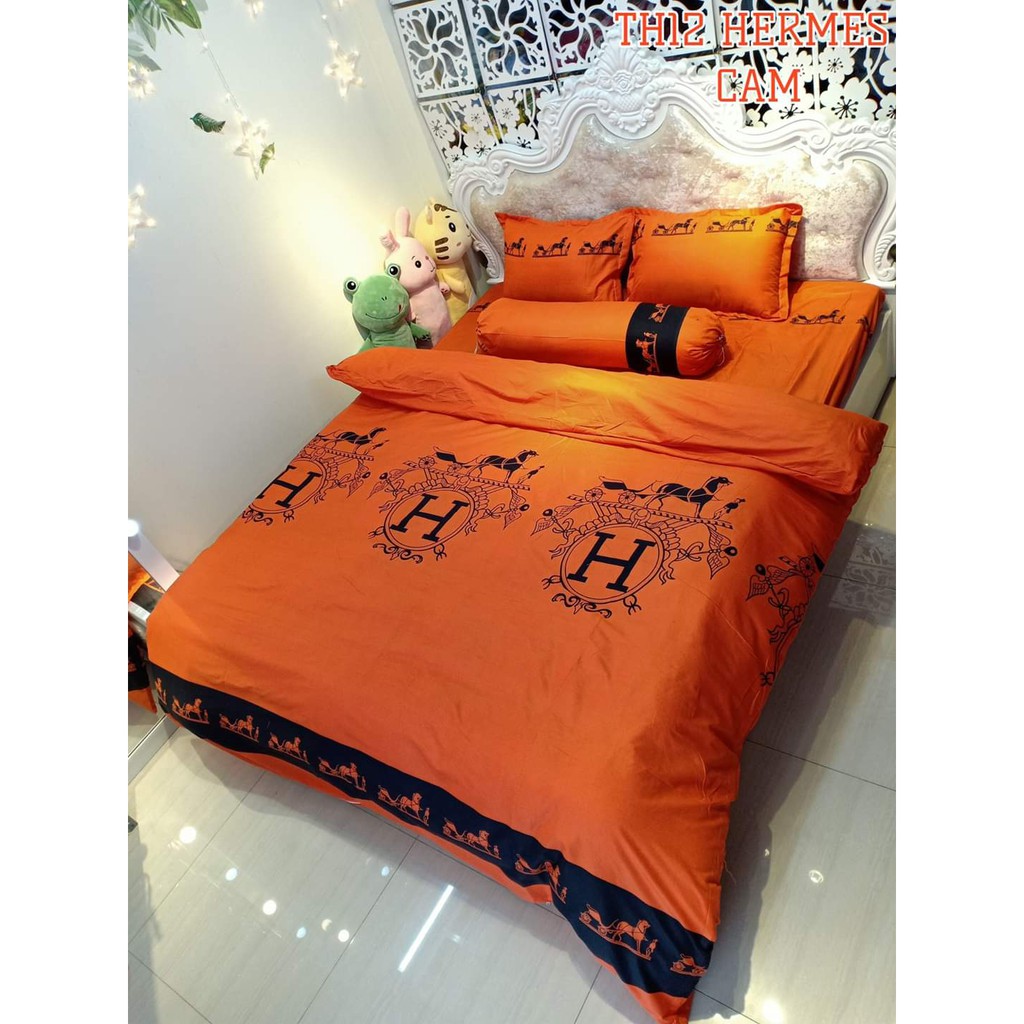 [ปลอกผ้านวม]ปลอกผ้านวมซิป, 1m6x2m, 1m8x2m, 1m9x2m1,2mx2m2 รุ่น HM สีส้ม