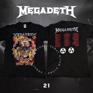 เสื้อยืด พิมพ์ลาย Megadeth HOLY WARS Builtup Rock Metal Music Band Prapatan Rebel Puritan สําหรับผู้ชาย