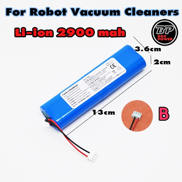 แบตเตอรี่สำหรับหุ่นยนต์ดูดฝุ่น  Ecovacs​ deebot​ ozmo900​, Slim10,11,Deebot DN5G  Li-ion 2900 mAh 14.8V