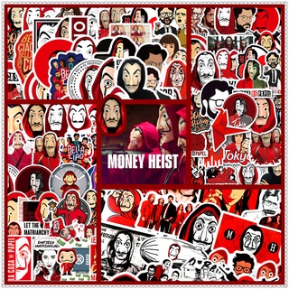 ❉ Money Heist - La Casa De Papel สติ๊กเกอร์ ❉ 50Pcs/Set TV Shows El Profesor Tokio Fashion DIY Decals Doodle สติ๊กเกอร์