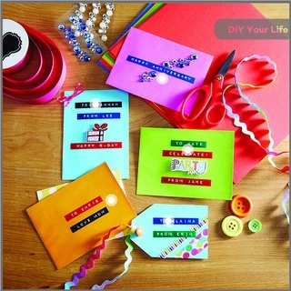 เทปรีฟิล 9 มม. x 3 ม. เทปปั๊มตัวอักษรนูน สําหรับ MOTEX / DYMO / CIDY Label Makers / Writer / Typewriter