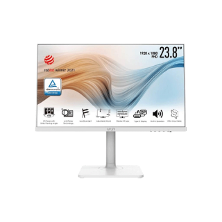 MONITOR (จอมอนิเตอร์) MSI MONITOR MODERN MD241PW 23.8 INCH IPS 5MS 75HZ (WHITE) by Speedcom