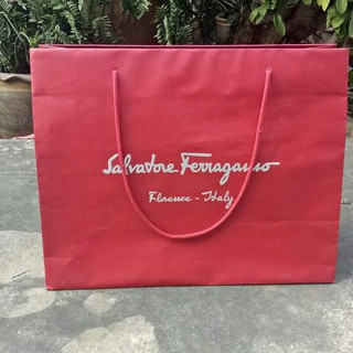 พร้อมส่ง!!! ถุงแบรนด์เนม SALVATORE FERRAGAMO แท้