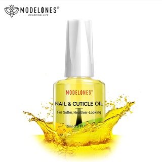 Modelones Nail Cuticle Oil Fruit Flower Flavor Manicure Cuticle Guard Replenish Strengthen Nail Care 15ml