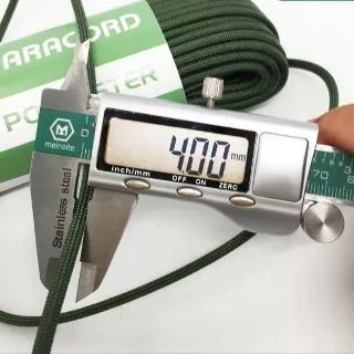 เชือกพาราคอร์ด Paracord 550 เชือกคุณภาพดี ขนาด4มิล ยาว31เมตรหรือ100ฟุต ทนUV