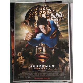 poster Superman Returns 2006 ขนาด 30 X 40 cm. (A3)