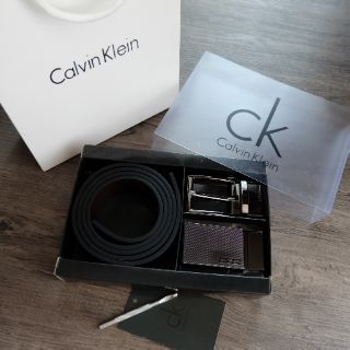 Calvin Klein Belt and Buckle Set (No.03) เซตสุดคุ้ม!! เข็มขัด + หัวเข็มขัด 2 ชิ้น (แท้)