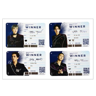 【WINNER แท้จริง】 เซ็ตไอดีการ์ด WINNER CROSS ID CARD SET