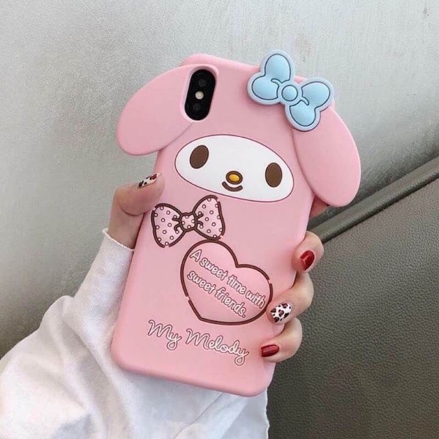 เคสมือถือเมโลดี้ iPhone 6、6P、7、7P，IX、XR、XsMax F5、F7、F9、A3S V9