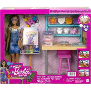 Barbie Relax and Create Art Studio รุ่นHCM85ตุ๊กตาบาร์บี้