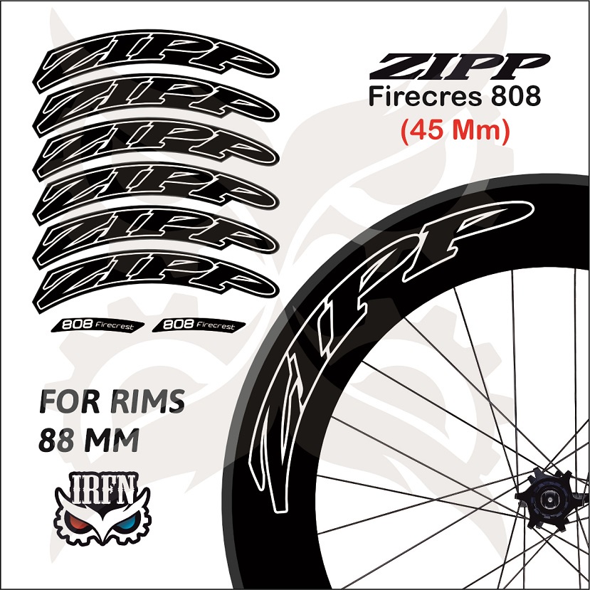สติ๊กเกอร์รุ่นรูปลอก ZIPP 808 ouline